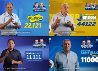Candidatos a deputado escondem Flávio