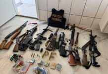 PF encontra arsenal e 23 trabalhadores em condições análogas à escravidão em fazenda