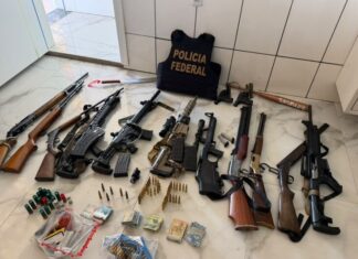 PF encontra arsenal e 23 trabalhadores em condições análogas à escravidão em fazenda